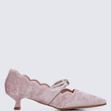 Sarah Comfy Heels In Pink