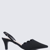 Yolanda Comfy Heels In Black - myballerine
