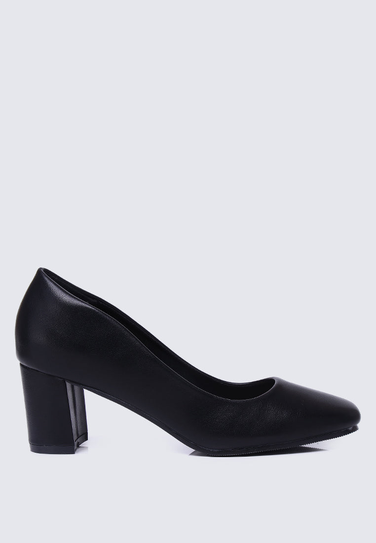 Pauline Comfy Heels In Black