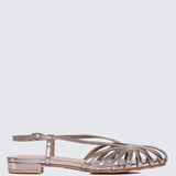 Terra Comfy Sandals In Rose Gold