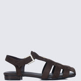 Choco Mousse Comfy Sandals In Espresso