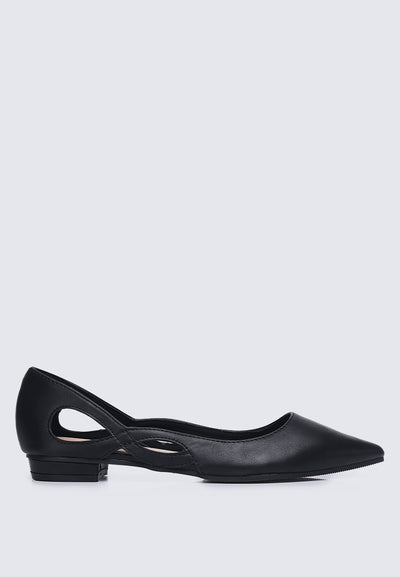 Eloise Comfy Flats In Black