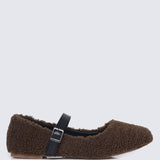 Margot FlexFit Comfy Ballerina In Espresso