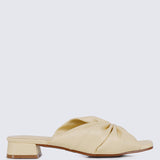 Sia Comfy Sandals In Butter