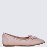 Bellamy Comfy Ballerina In Pink