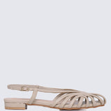 Terra Comfy Sandals In Almond