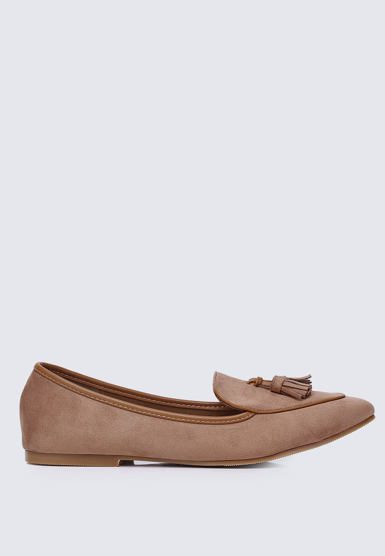 Piper Comfy Loafers In Tan