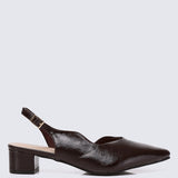 Linnea Ultra WideFit Comfy Heels In Espresso