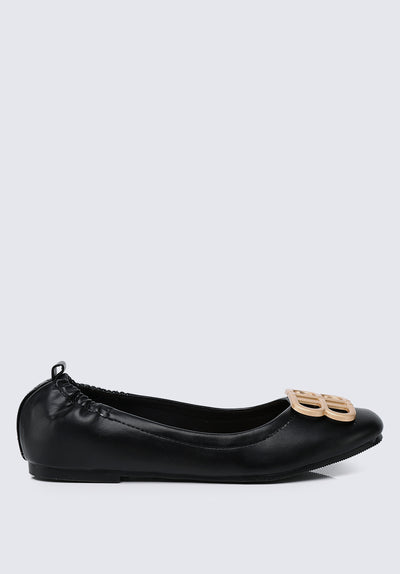 Beth Comfy Ballerina In Black