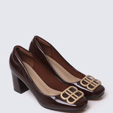 Phyllis Comfy Heels In Espresso
