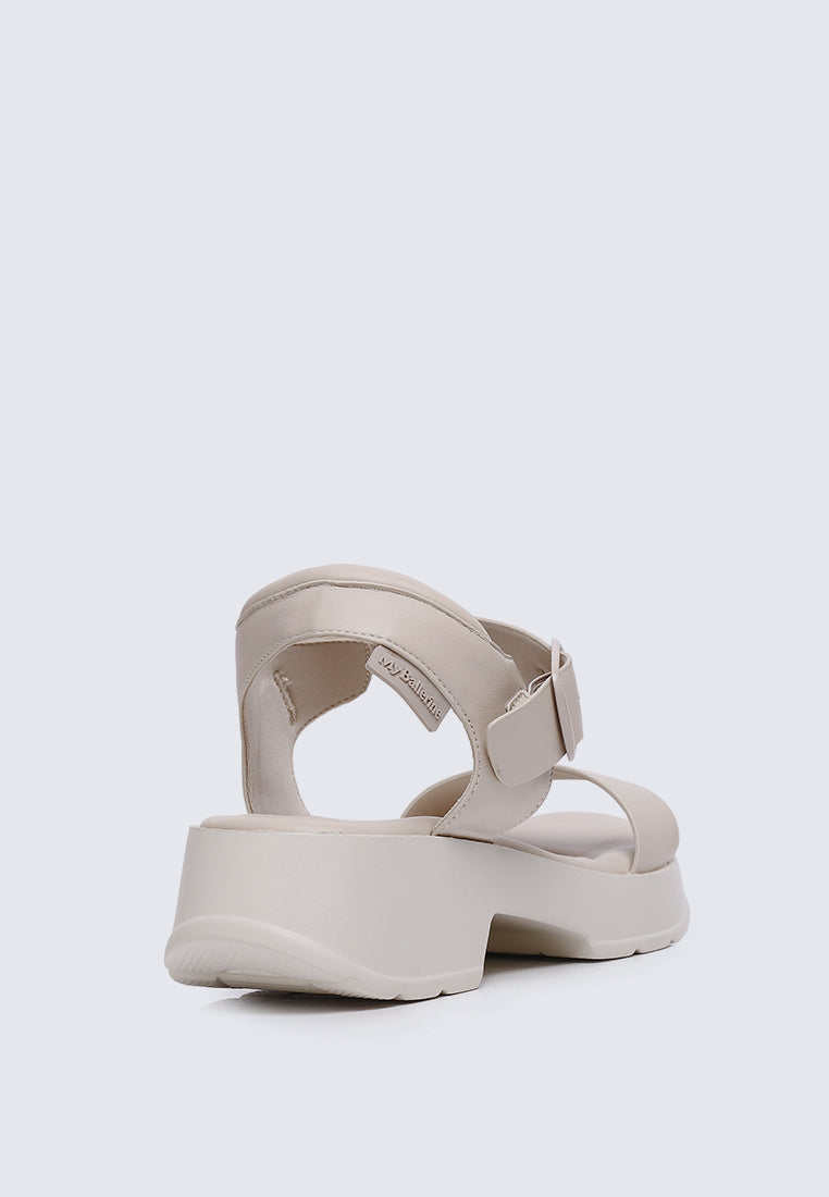 Go Walk Comfy Sandals In Almond