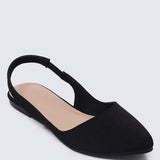 Kate Comfy Ballerina In Black