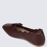 Clarimond Comfy Ballerina In Espresso