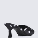 Noira Comfy Heels In Black