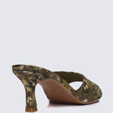 Aristea Comfy Heels In Coffee