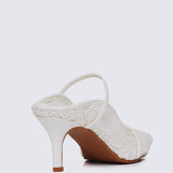 Isadora Comfy Heels In Beige