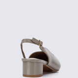Linnea Ultra WideFit Comfy Heels In Taupe