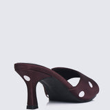 Noira Comfy Heels In Espresso