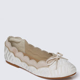 Beatrix Comfy Ballerina In Beige