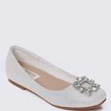 Maribel Comfy Ballerina In Ivory