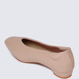 Priscilla Comfy Heels In Nude Pink