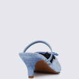 Lisbeth Comfy Heels In Blue