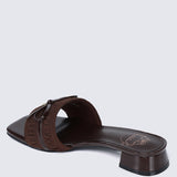 Isabeau Comfy Sandals In Espresso