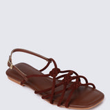 Naomi Comfy Sandals In Brown