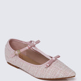 Adelaide Comfy Ballerina In Pink