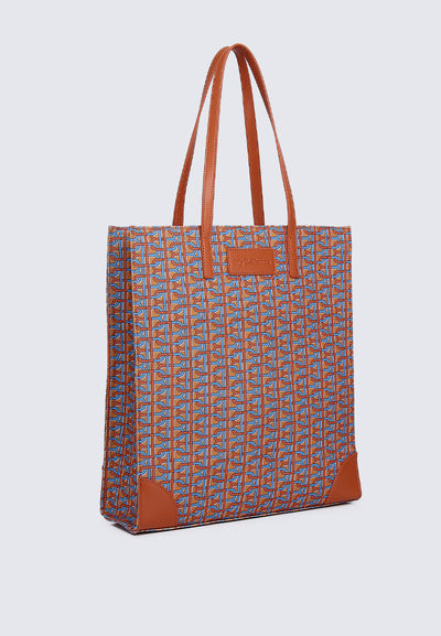 Melitta Printed Tote Bag In Apricot