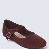 Faye FlexFit Comfy Ballerina In Espresso