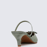 Lisbeth Comfy Heels In Green