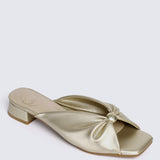 Mabelle Comfy Sandals In Gold