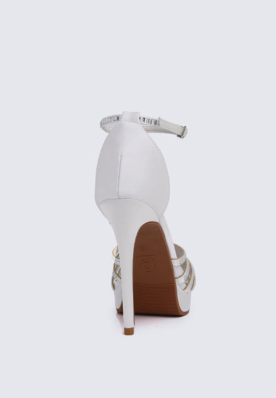 Dulce Comfy Heels In Ivory