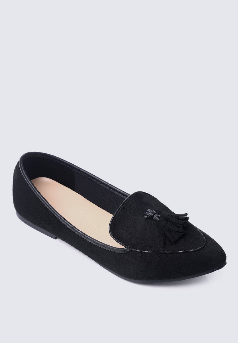 Piper Comfy Loafers In Black