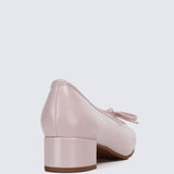 Estelle Comfy Heels In Pink