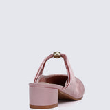 Loue Comfy Heels In Pink
