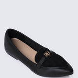 Choco Soufflé Comfy Loafers In Black