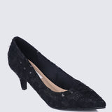 Elara Comfy Pumps In Black