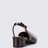 Linnea Ultra WideFit Comfy Heels In Espresso