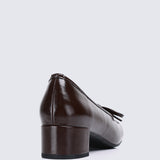 Estelle Comfy Heels In Espresso