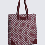Tiara Tote Bag In Maroon