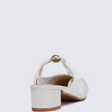 Loue Comfy Heels In Beige