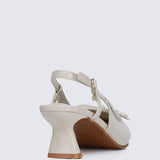Mirabelle Comfy Heels In Beige