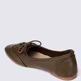 Bellamy Comfy Ballerina In Espresso