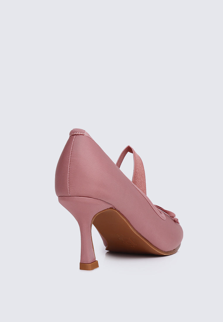 Eleanor Comfy Heels In Dusty Rose