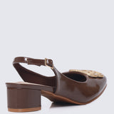 Priya Comfy Heels in Espresso