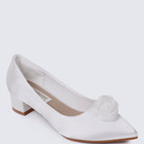 Sereia Comfy Heels In Ivory