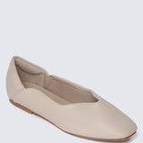 Etta Comfy Ballerina In Almond