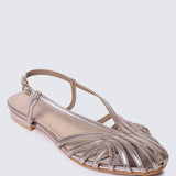 Terra Comfy Sandals In Rose Gold